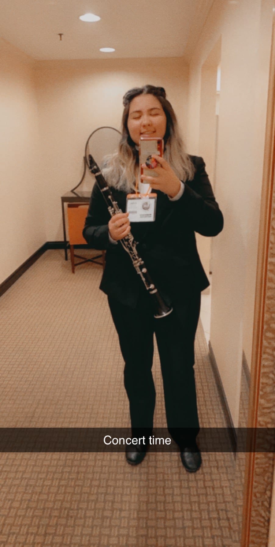 Austin at the Western International Band Clinic in November 2019