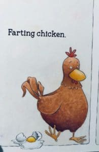 chicks fart illustration from book