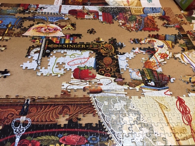 Puzzle almost finished