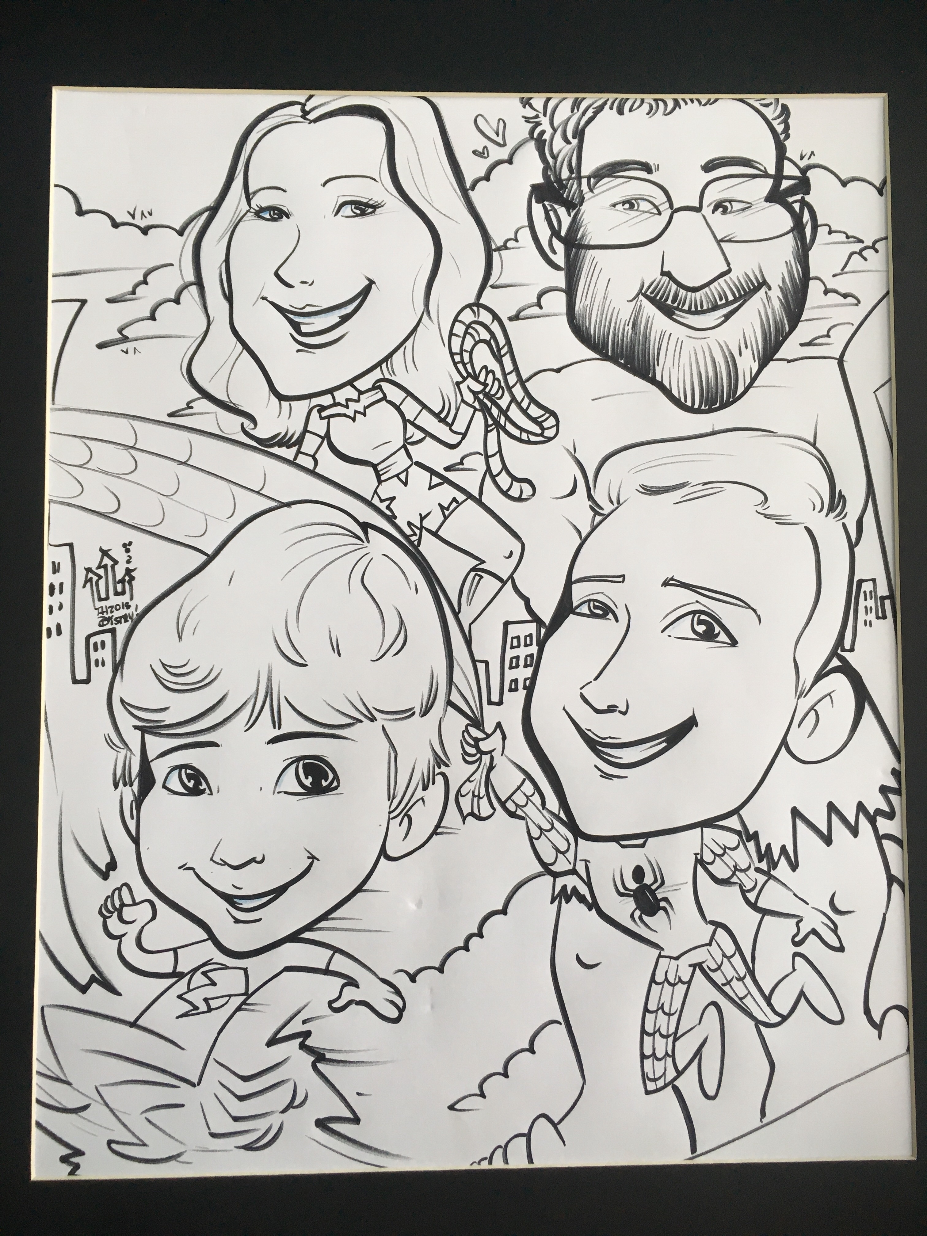 Our Family Caricature